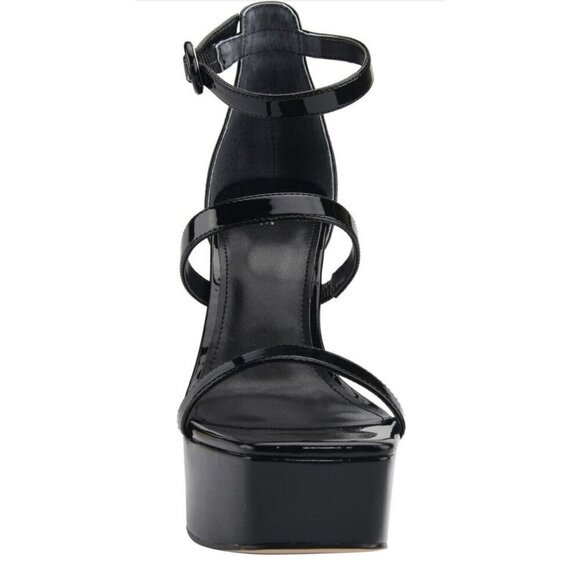 Marc Fisher Platform Sandals Frita Strappy Black Heel Platforms Size 9.5 NEW - Picture 3 of 10